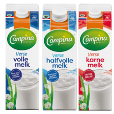 Campina verse halfvolle-, volle- of karnemelk
